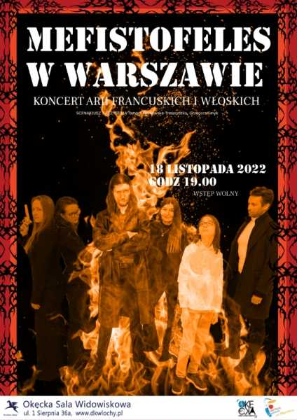 "Mefistofeles w Warszawie" - koncert arii francuskich i włoskich