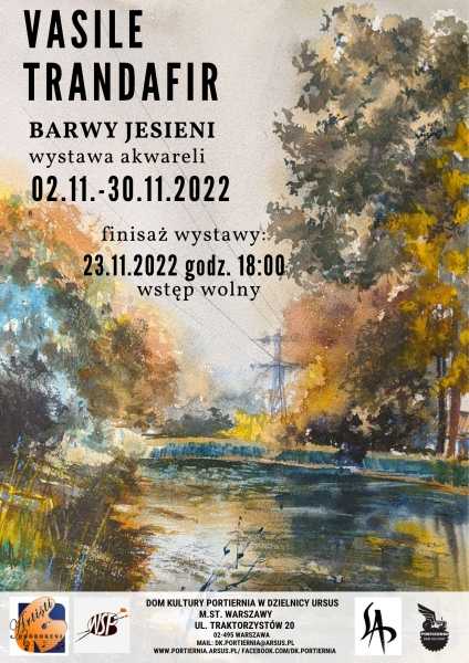 Finisaż wystawy akwareli Vasile Trandafira "Barwy jesieni"