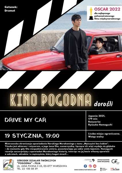 "Drive My Car" - seans filmu w Ośrodku Działań Twórczych "Pogodna"