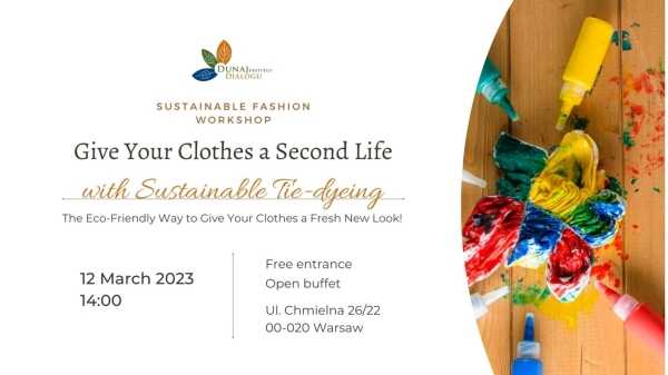 Sustainable Fashion Workhop: Give Your Clothes a Second Life with Sustainable Tie-Dyeing