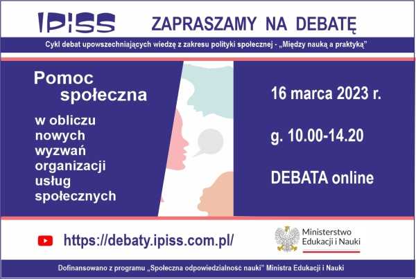 Pomoc społeczna w obliczu nowych wyzwań organizacji usług społecznych