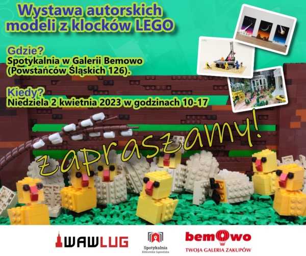 Wystawa LEGO® ponownie zawita do Galerii Bemowo