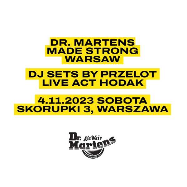 Dr. Martens Made Strong Warsaw 