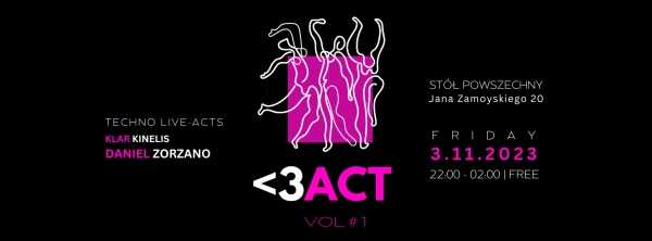 LOVE ACT | Synth live techno | Daniel Zorzano & Klar Kinelis
